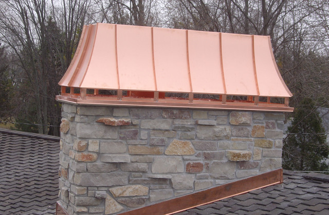 Copper Chimney Caps And Shrouds Traditional Other By Vande