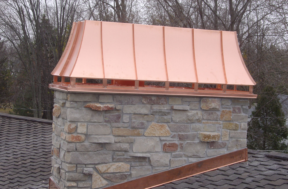 Copper Chimney Caps And Shrouds Traditional Other By Vande