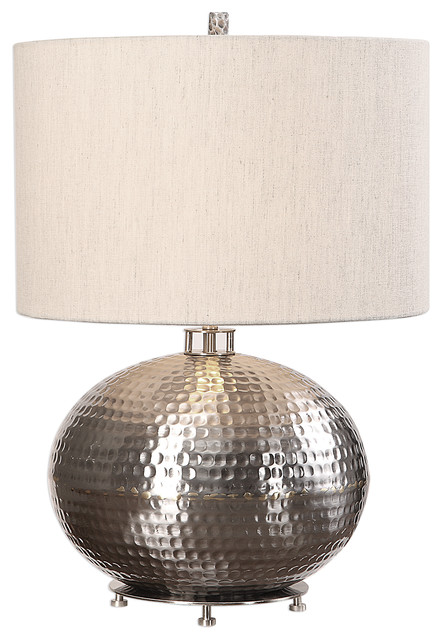 silver bedroom lamp