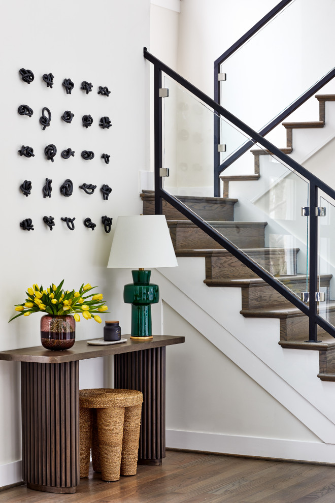Design ideas for a classic foyer in DC Metro.