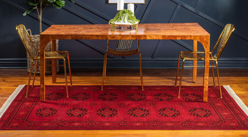 Unique Loom Cleveland Tekke Rug, 6'x9' Southwestern Area Rugs by