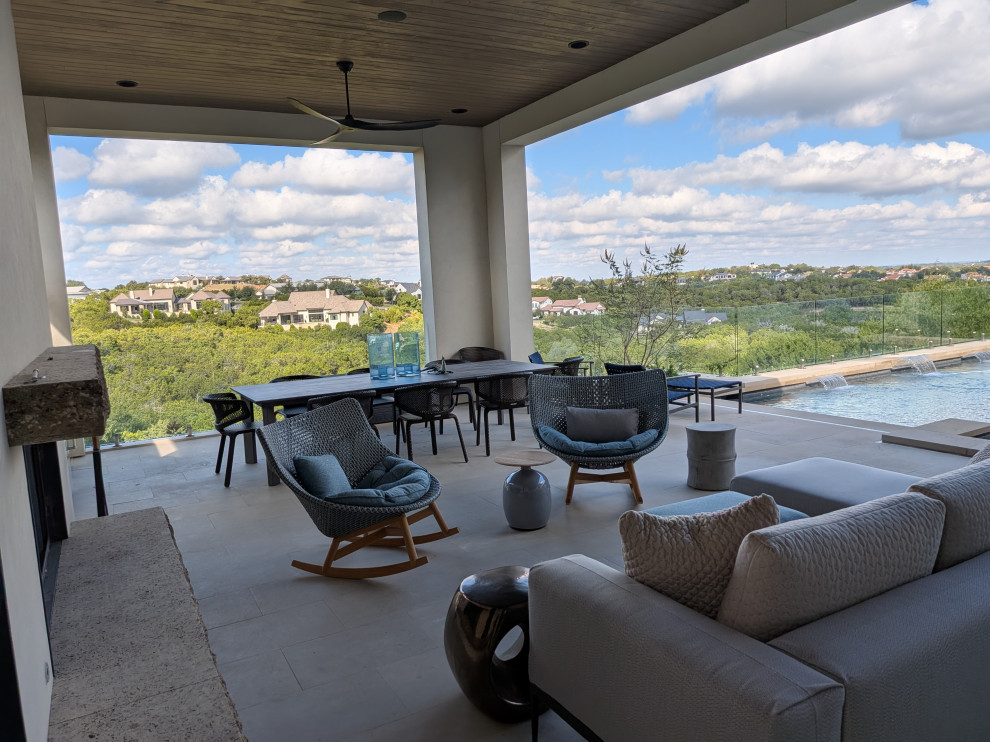 Trellis Addition and Bathroom Remodel in Barton Creek Amarra, Austin, Texas