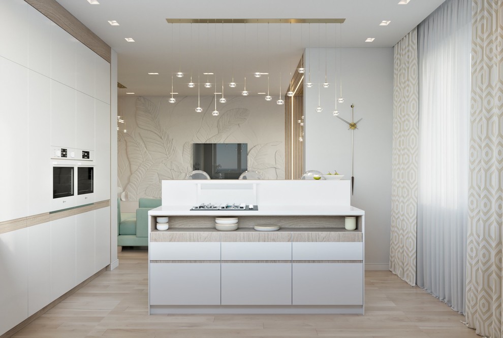 Дизайн-проект трехкомнатной квартиры "Мятное настроение"