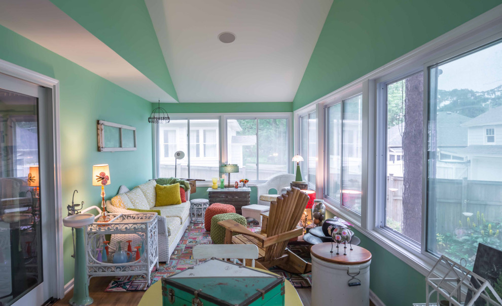 Shabby-Chic Country Kitchen & Sunroom