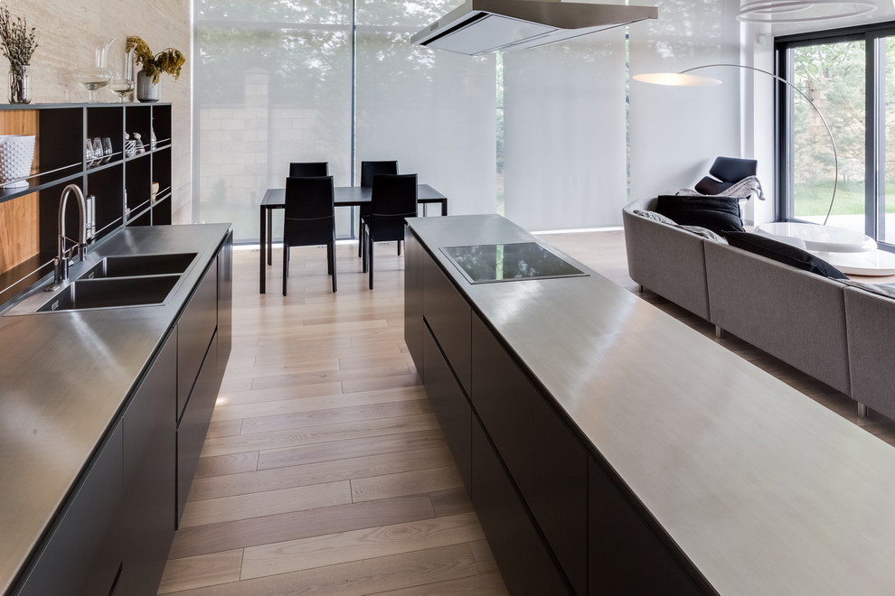 Кухня черного цвета