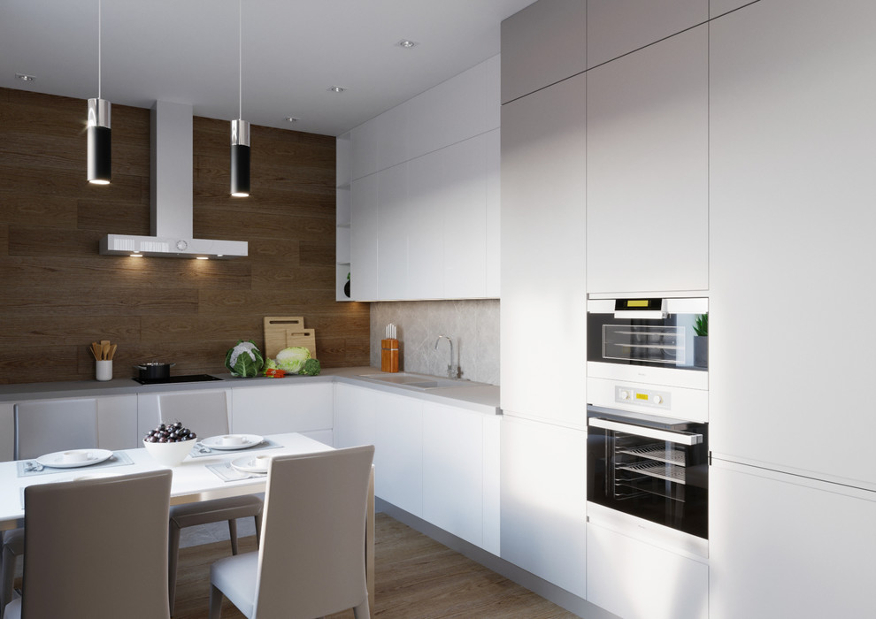 Кухня-гостиная в загородном доме