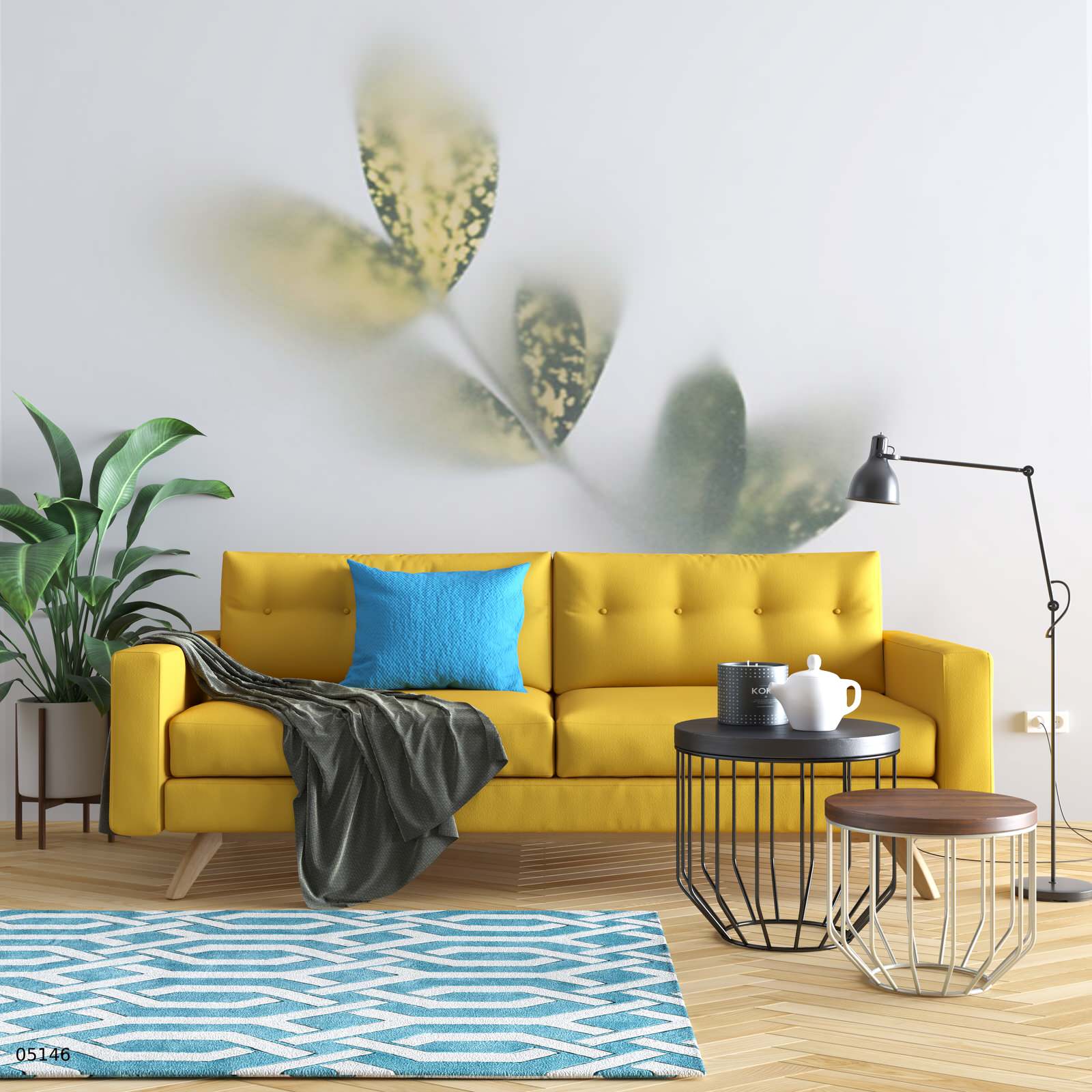 Зелень за матовым стеклом