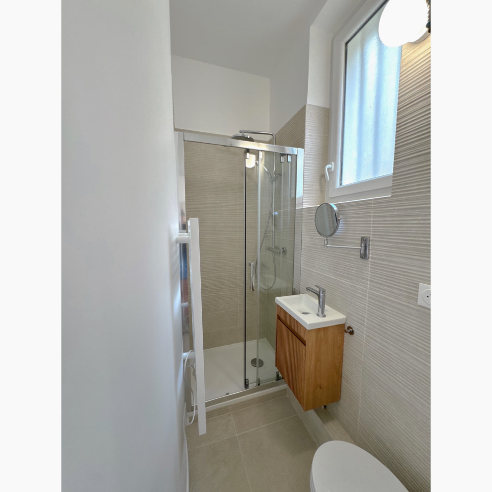 Projet Louis Blanc, rénovation d'un studio de 15m2