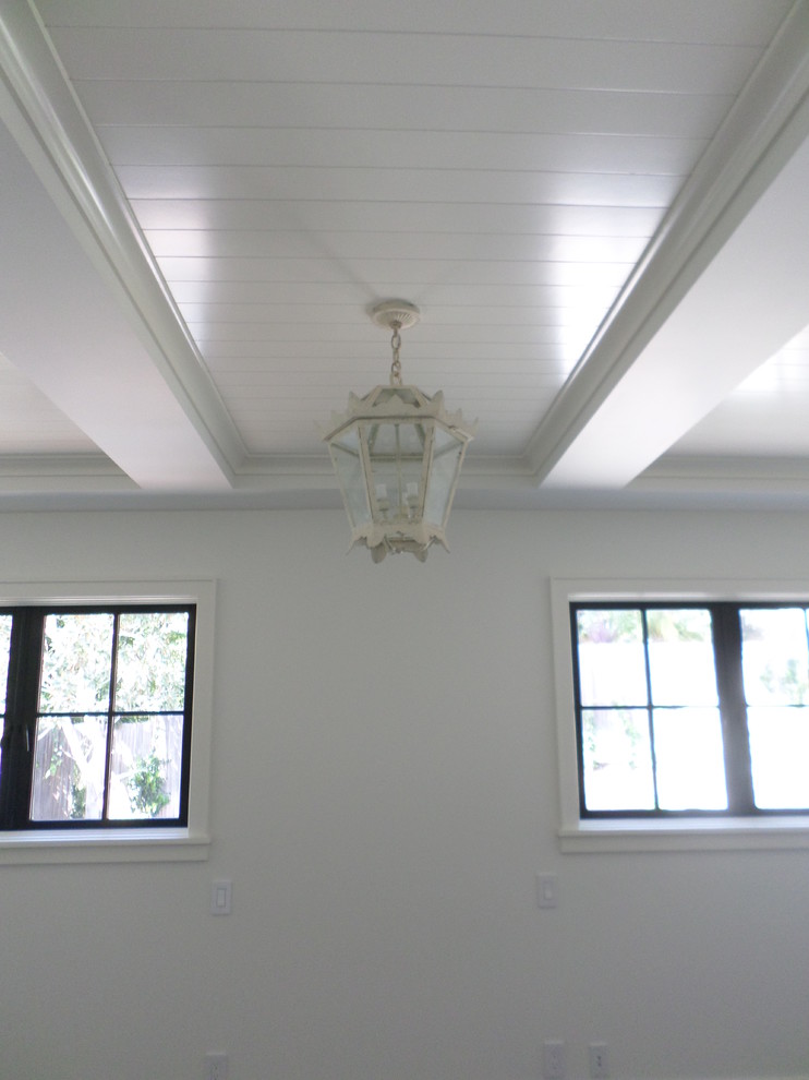 Inspiration for a transitional hallway remodel in Orange County