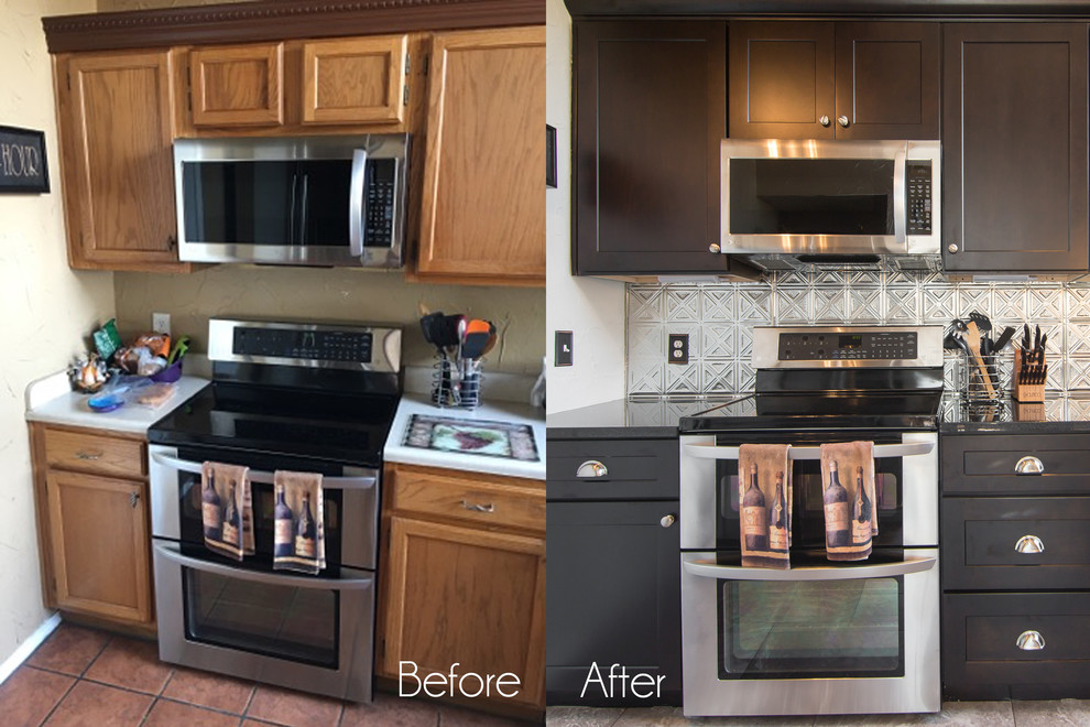 Kitchen | Transitional Design with Espresso Shaker Cabinets