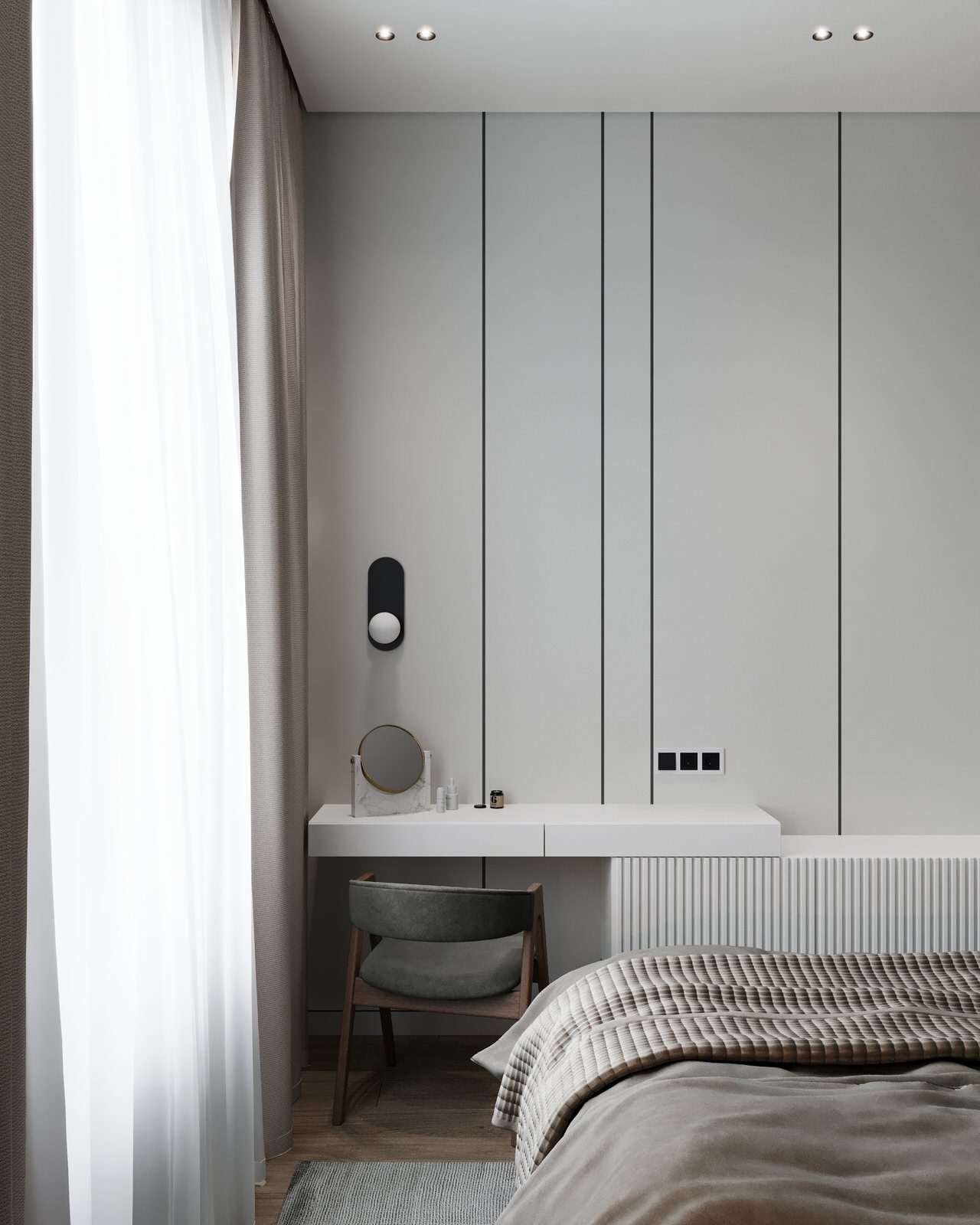 Дизайн интерьера квартиры в ЖК "Притяжение" на Выборгской набережной