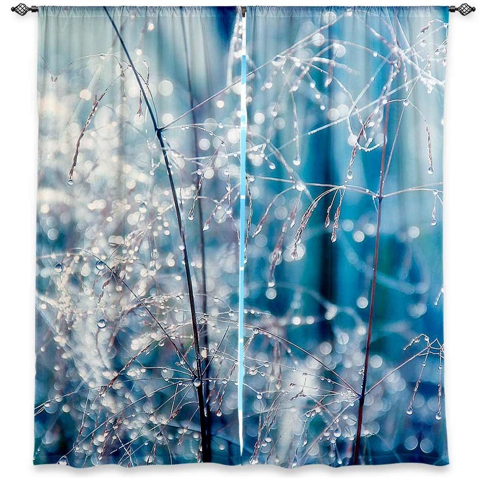 Window Curtains Lined by Monika Strigel Galaxy Dew