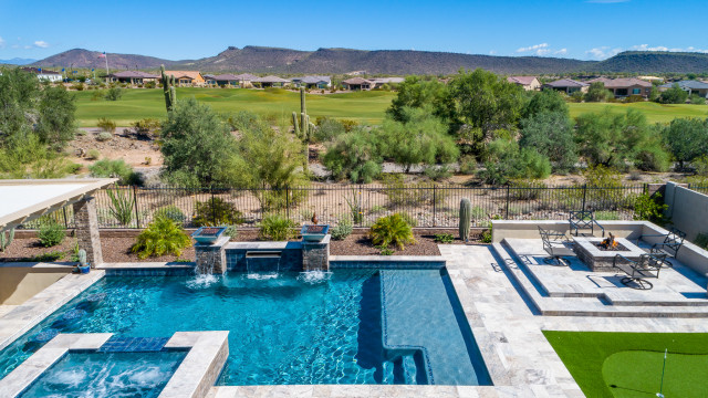 All Year Mountain Views american-southwest-swimming-pool-and-hot-tub
