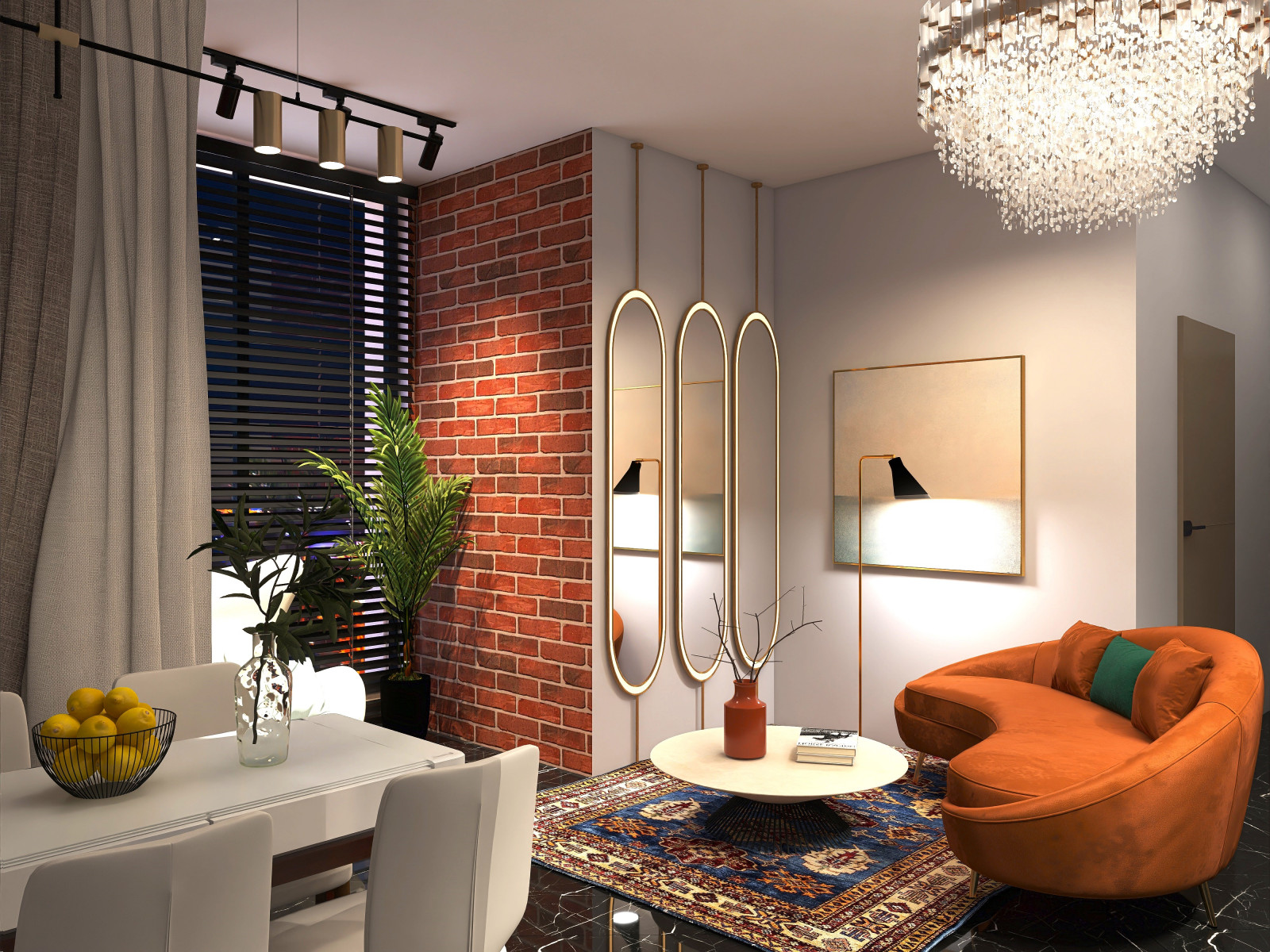 Кухня-гостинная