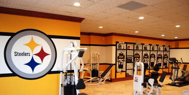 Pittsburgh Steelers 1970 S Locker Room Mural By Tom Taylor