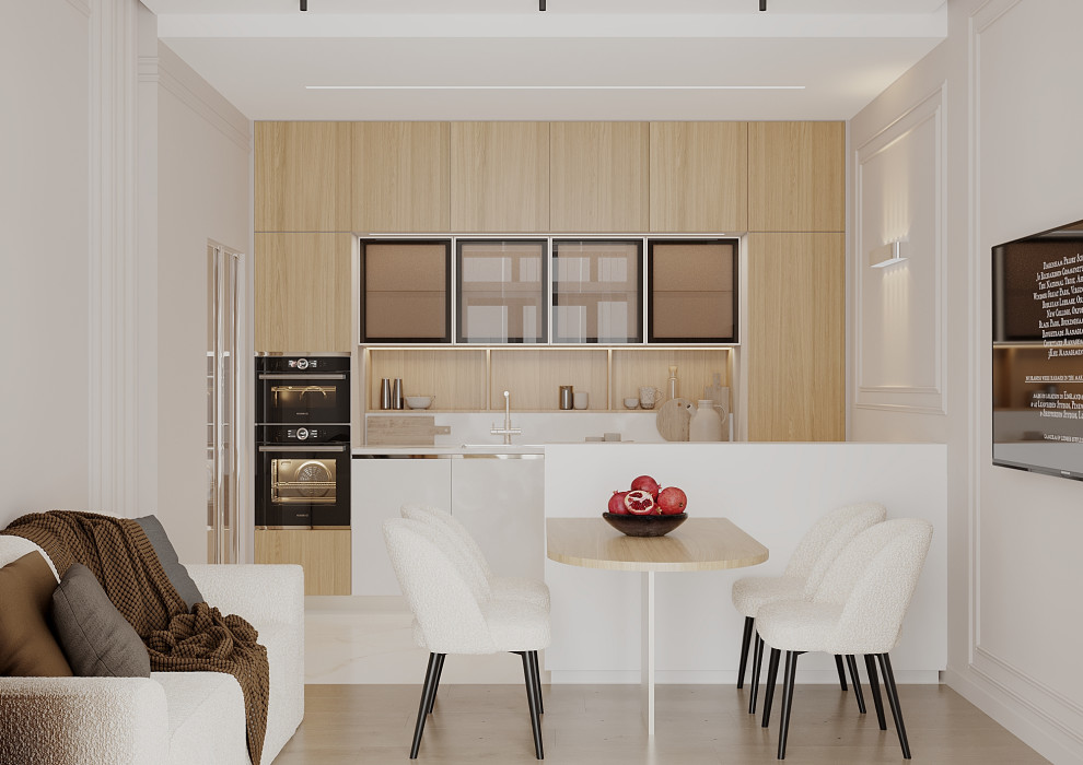 Дизайн-проект квартиры 62 м² в ЖК "Ожогино" | Тюмень