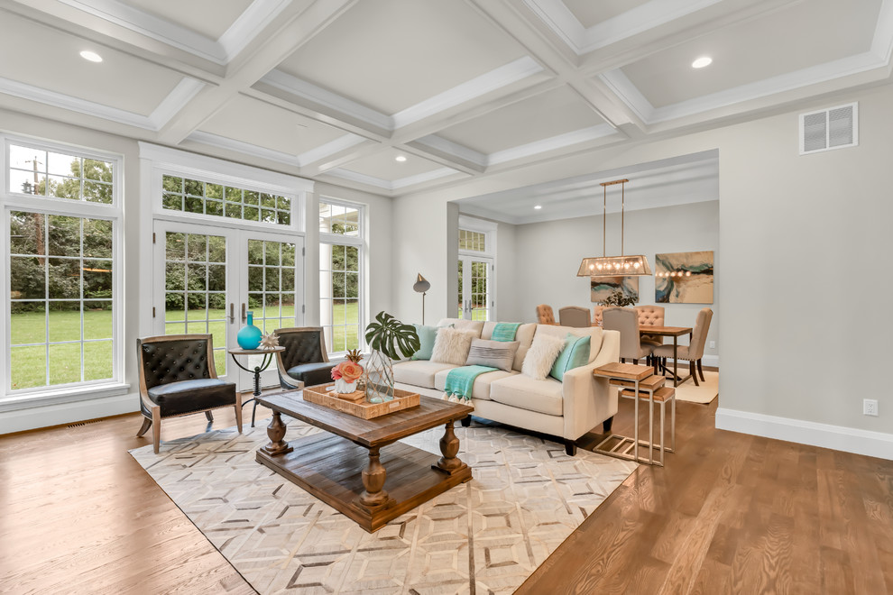 Transitional home design photo in St Louis