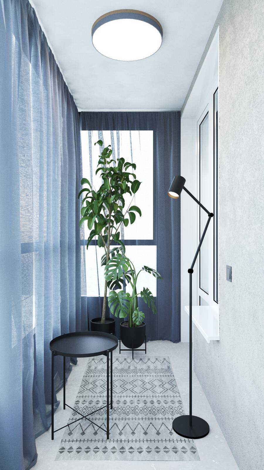 Визуализация интерьера. Квартира в жилом комплексе "Легенда Героев”