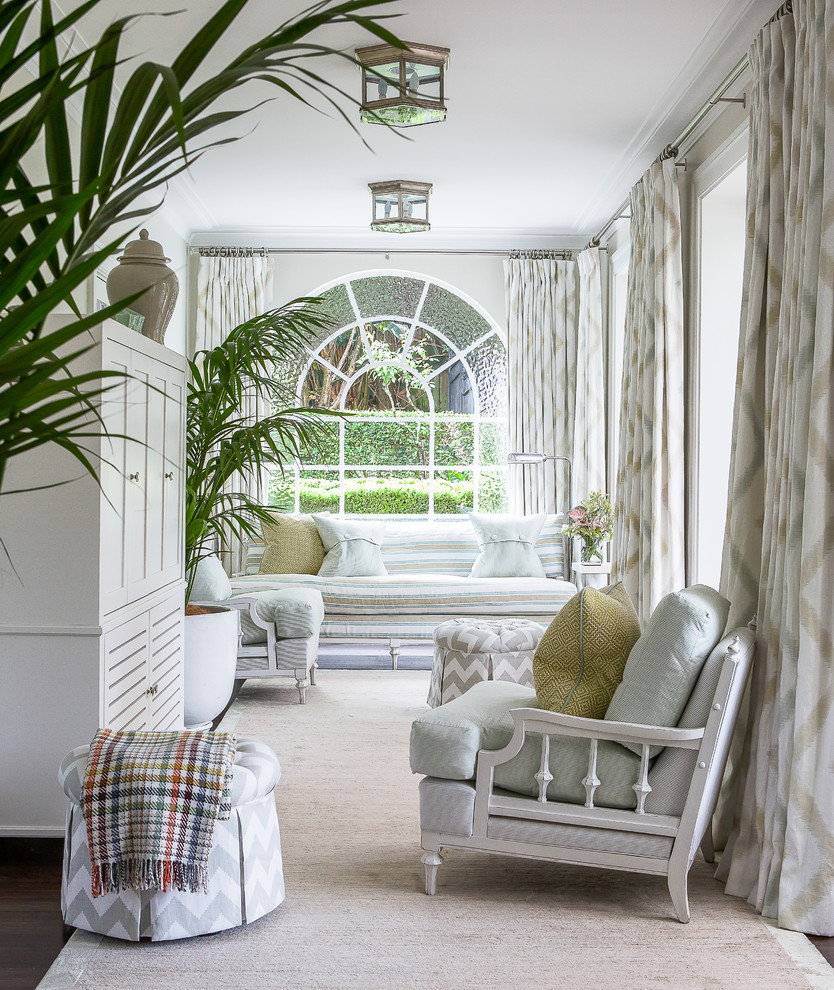 Design ideas for a traditional sunroom in Sydney.