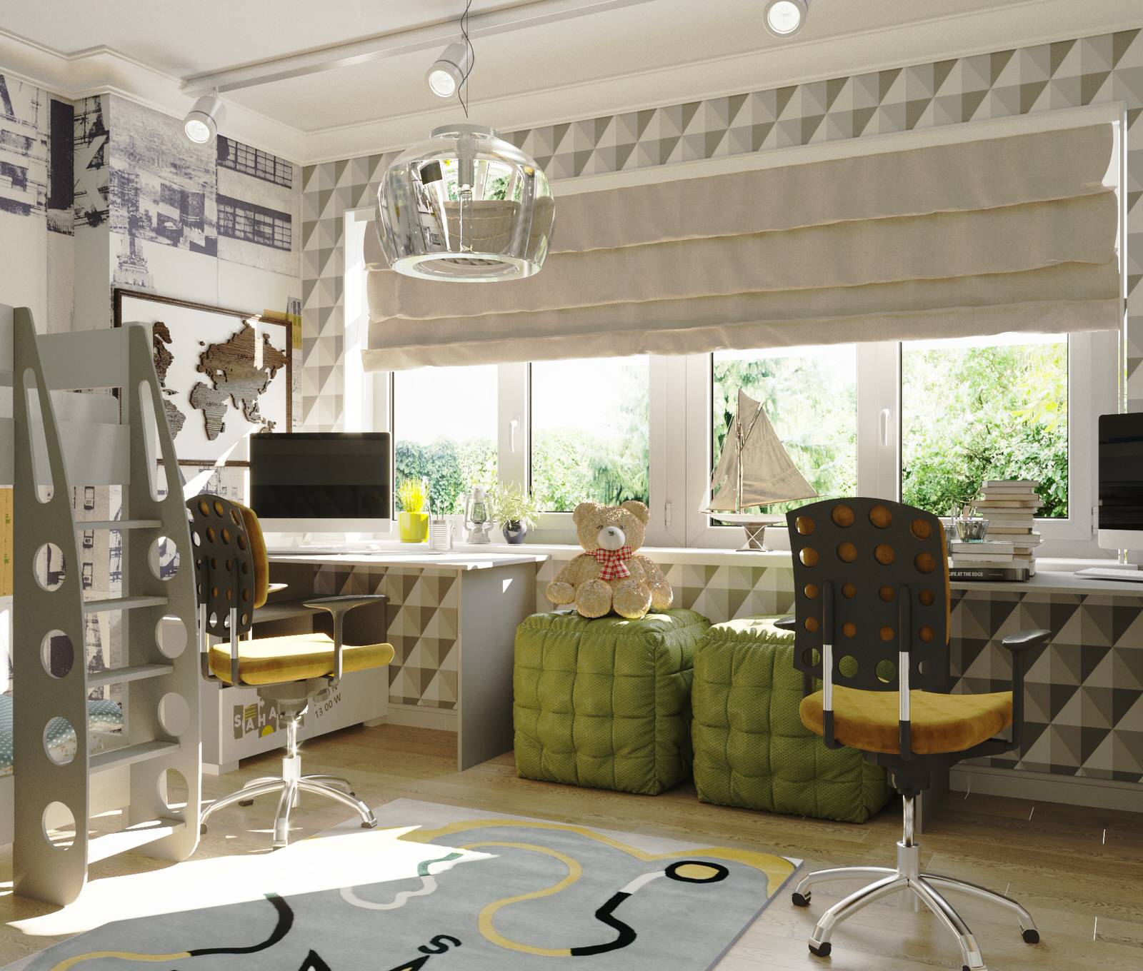 Travel комната для мальчика подростка