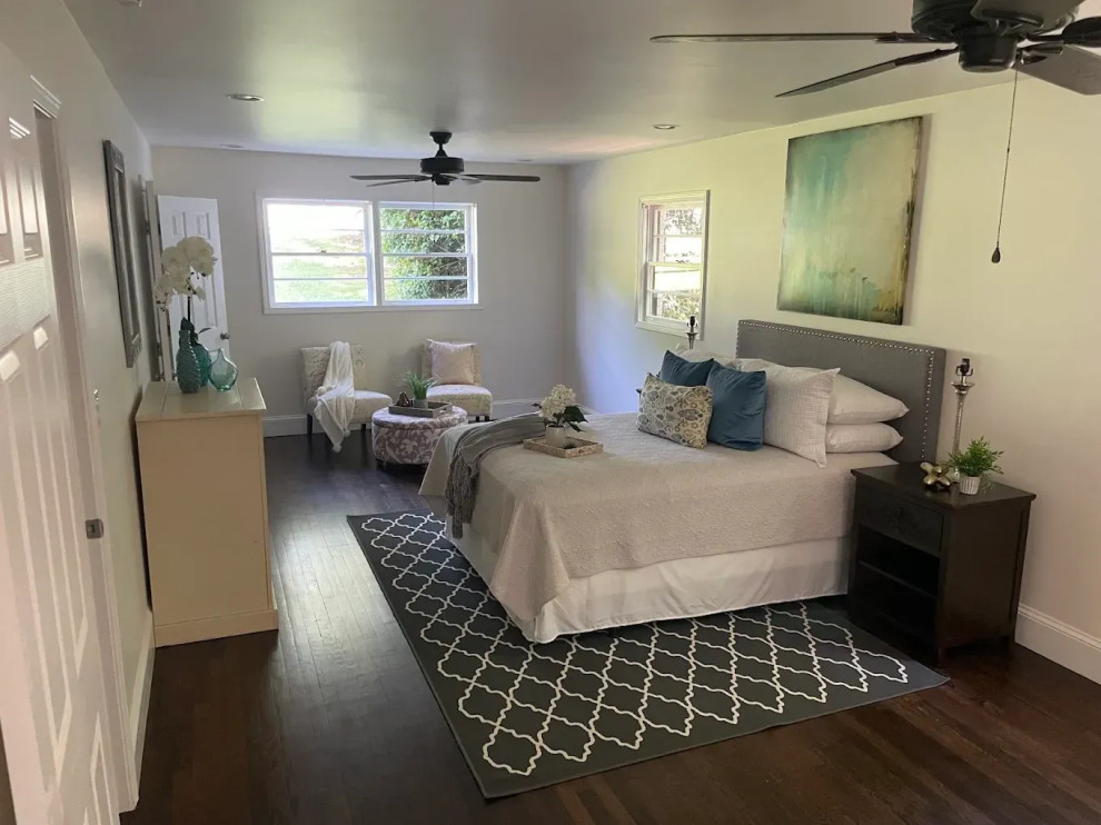 Renovated bedroom with modern décor