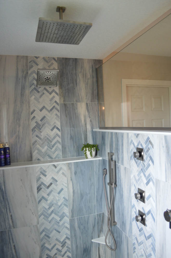 Gleason Farms Owner's Bath with Walk-in Shower