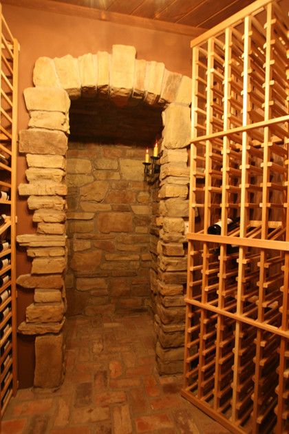 This is an example of a country wine cellar in New York.
