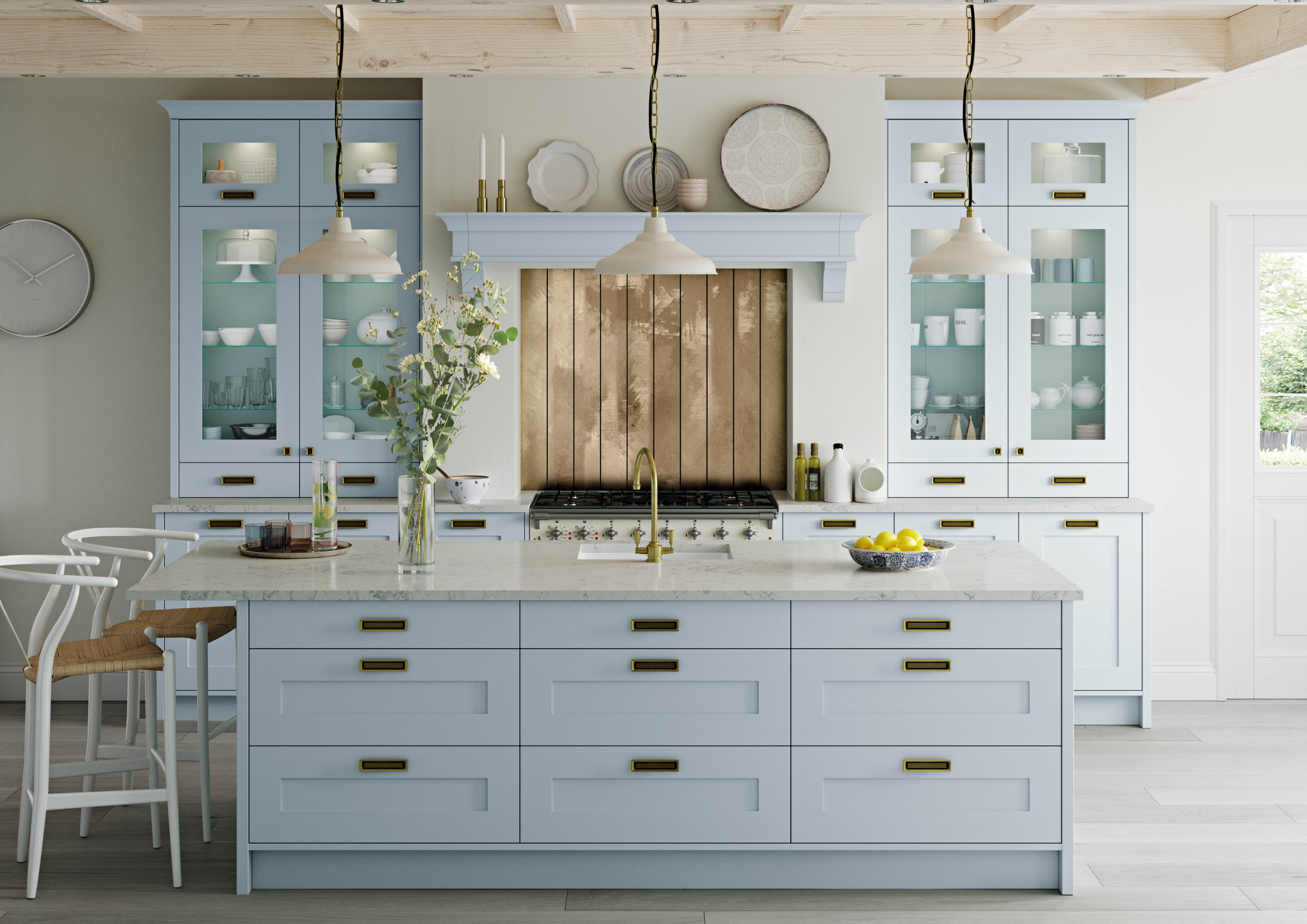 Luxury bespoke traditional kitchen design by Luxe Kitchen Designs in Leicester