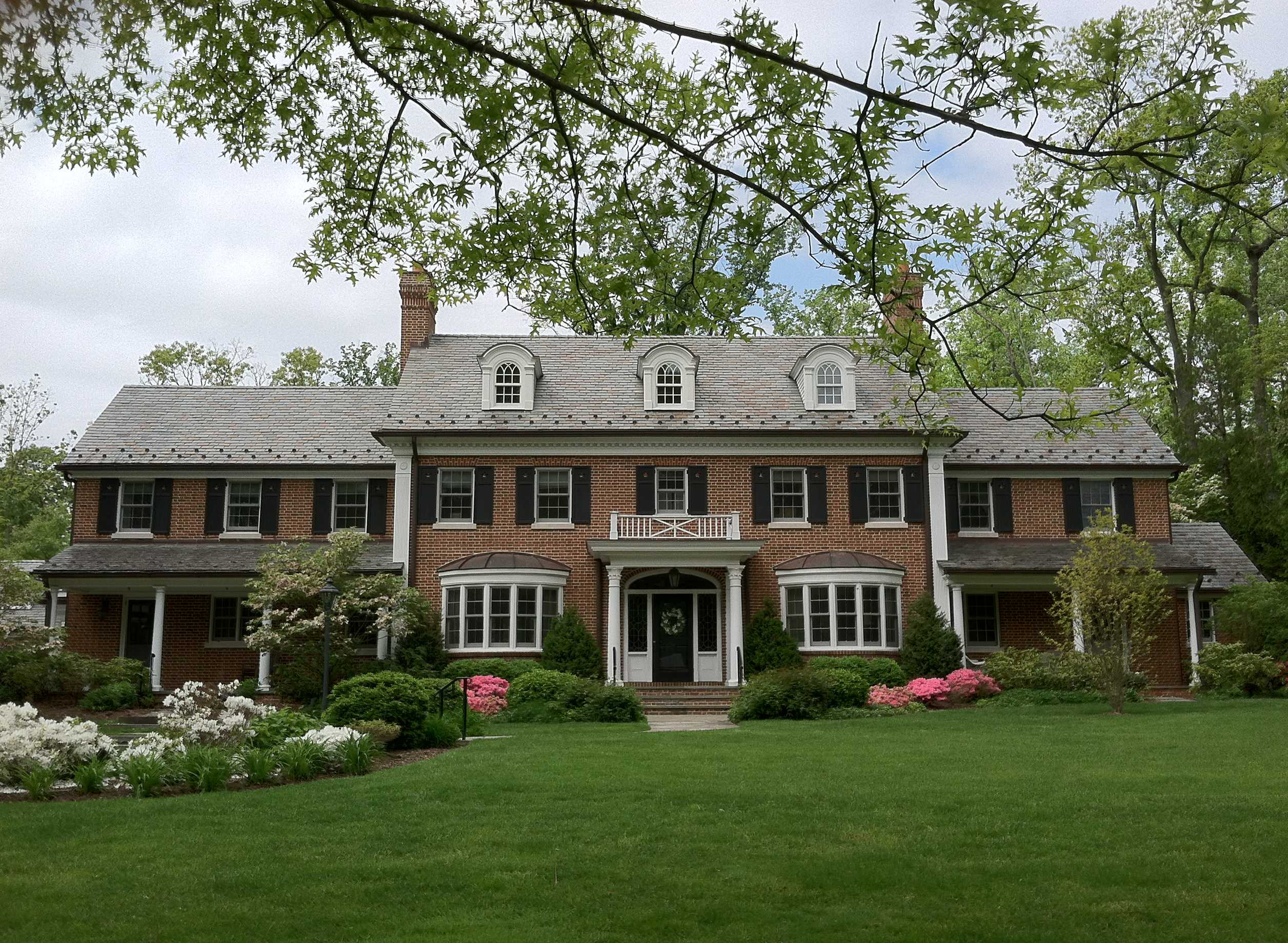 Red Brick Colonial Portico - Photos \u0026 Ideas | Houzz, image size:2512x1840