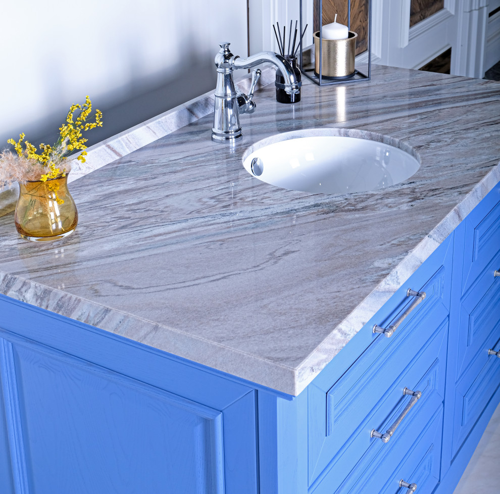 Тумба в ванную с подкладной раковиной