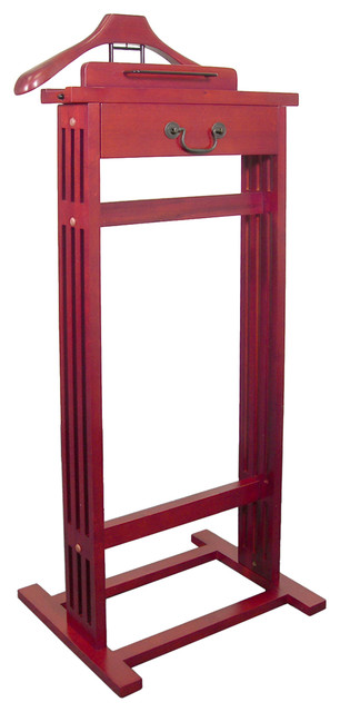 Proman Products Mission Valet Dark Cherry Transitional