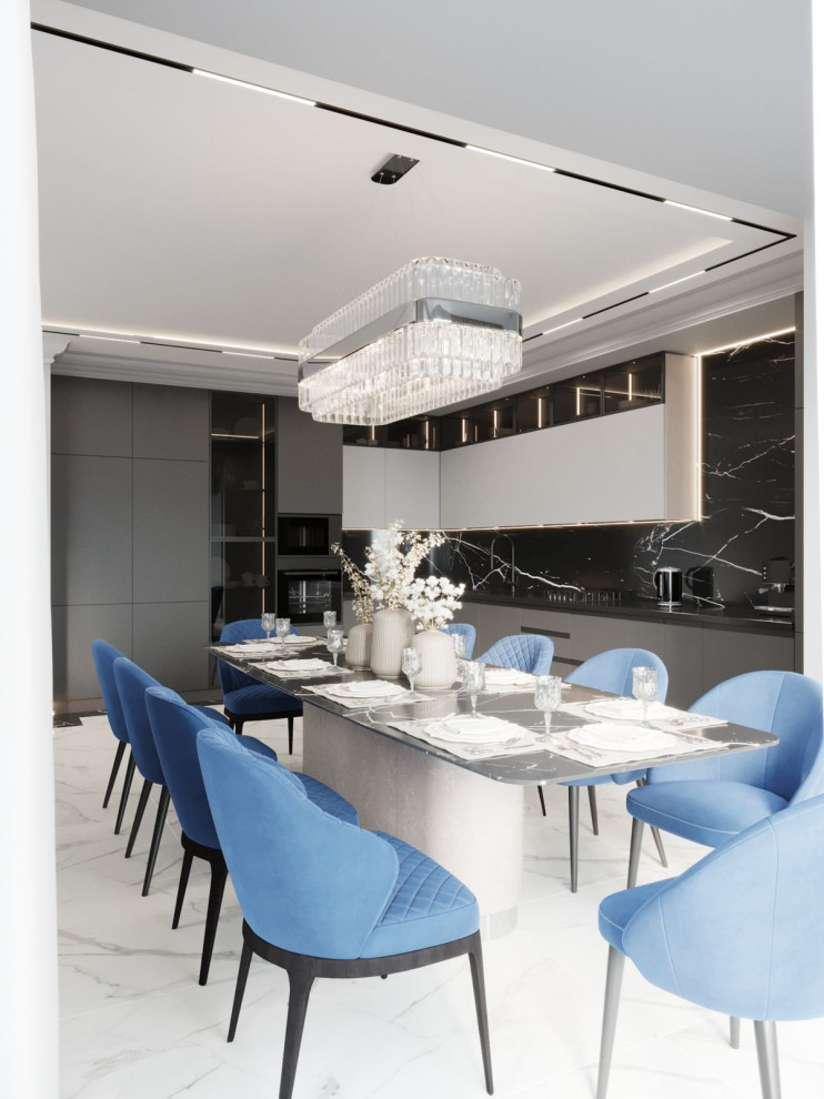 Частный дом // 1 этаж // Дизайн студия Льва Терехова