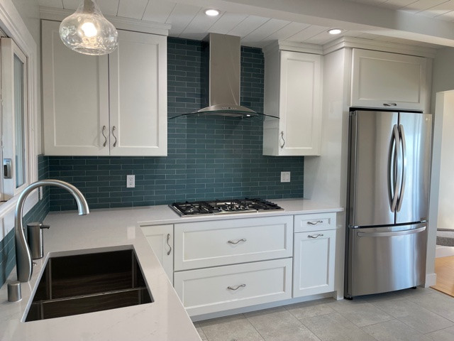 El Cerrito Hills Bright and Brick Kitchen