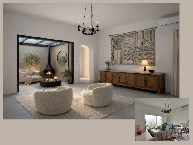 Restauro e nuova vita per una dimora storica family-room