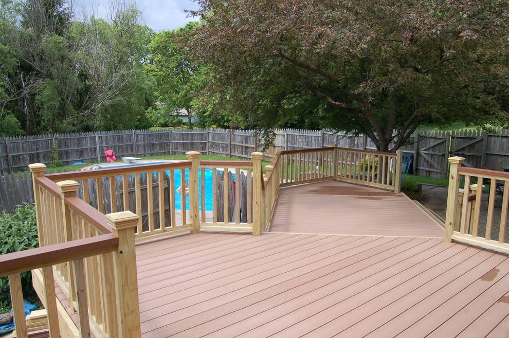 This is an example of a deck in Cincinnati.