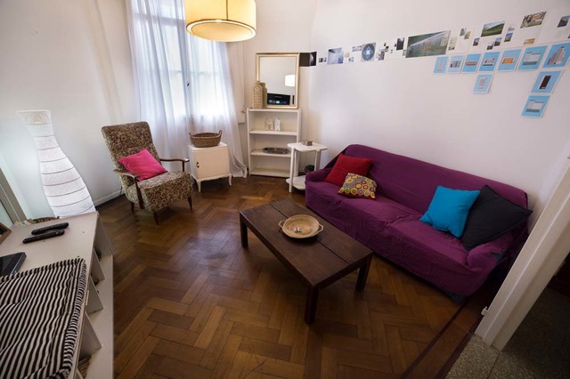 Balvanera Appartment amerikansk-craftsman-vardagsrum