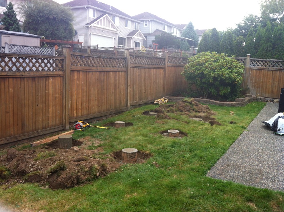 Example of an arts and crafts home design design in Vancouver