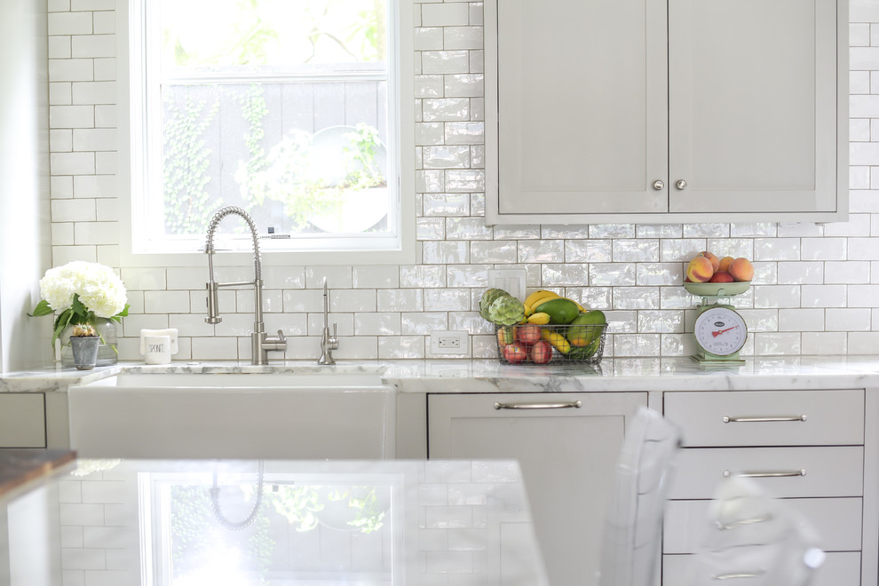 Kitchen - transitional kitchen idea in Houston