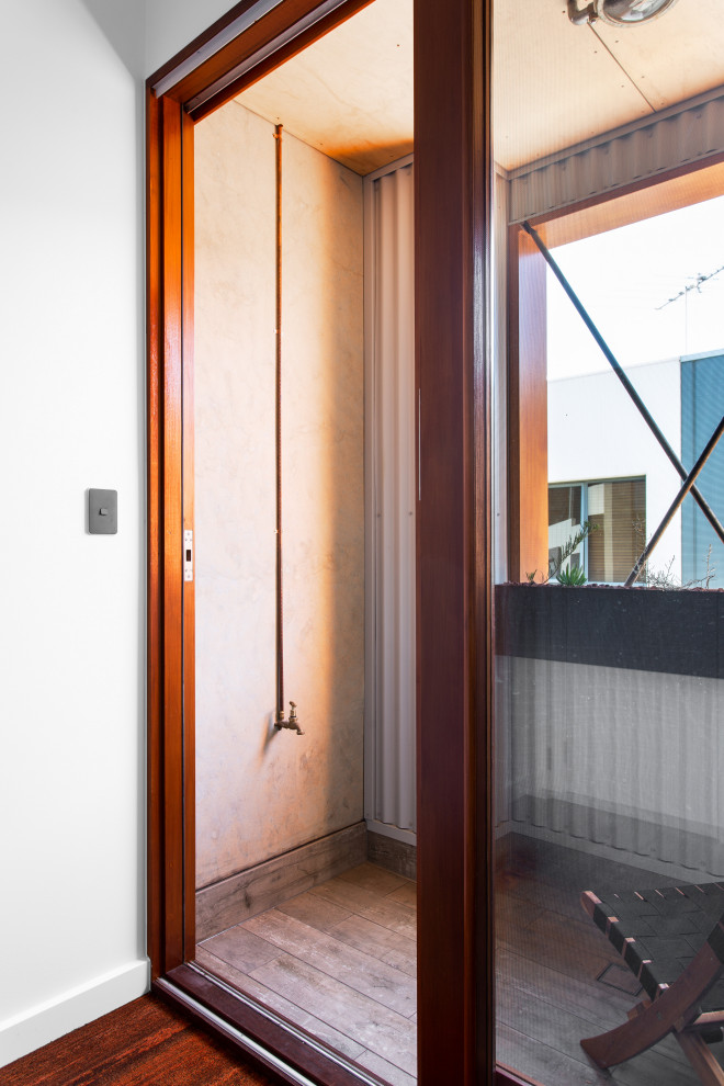 Design ideas for an industrial balcony in Adelaide.