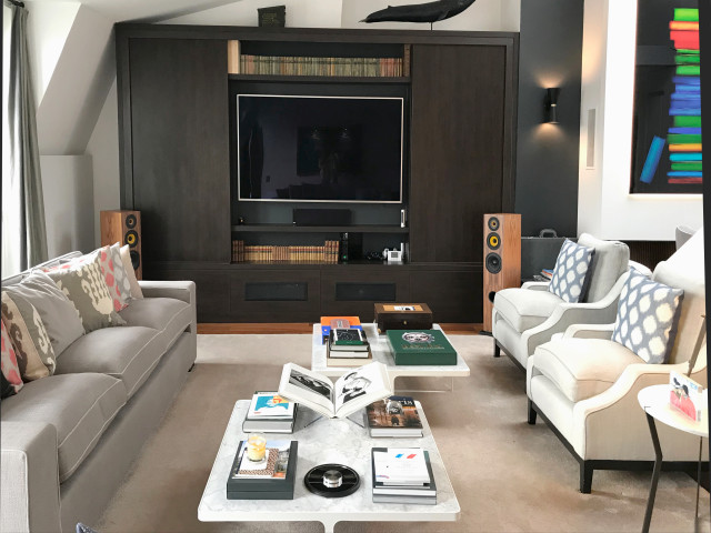R&eacute;novation d'appartement WMB-Lowendal moderne-dagligstue