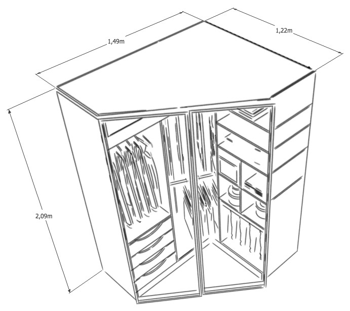 Progettazione cabina armadio