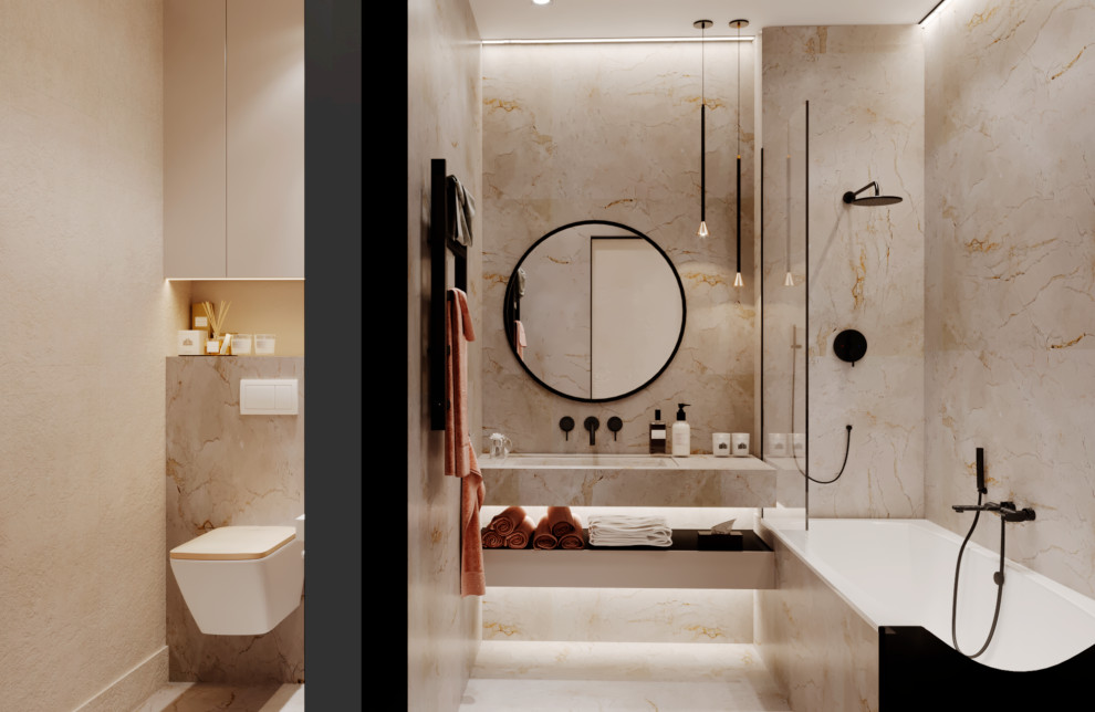 Квартира в мягких оттенках минимализма