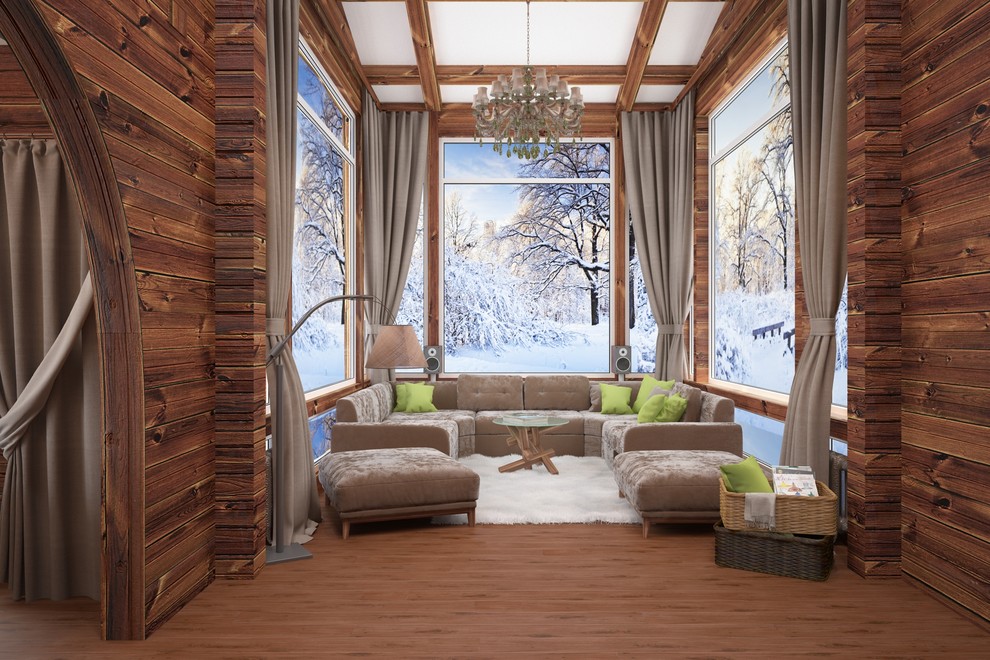 Деревянный дом в стиле "Шале" в д.Завидово Тверской области