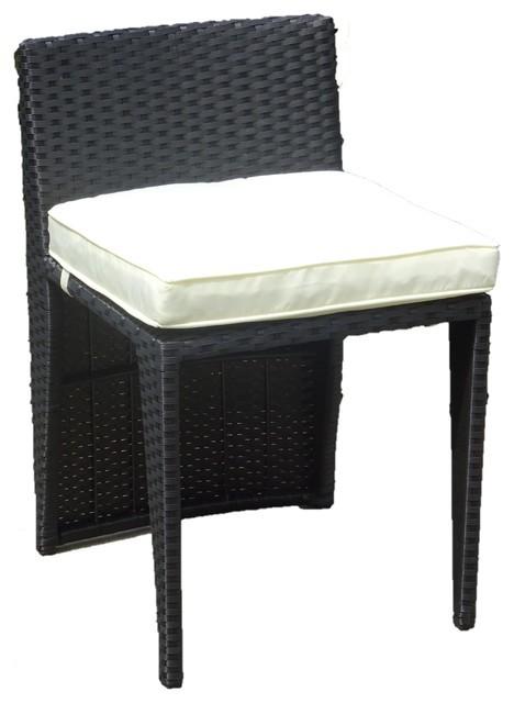 Patio Resin Outdoor Wicker Side Chair Garden Furniture Tropical Patio Resin Outdoor Wicker Side Chair Garden Furniture Tropical Dining Chairs By Ratta