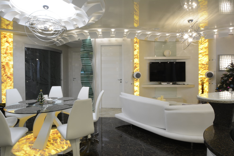 Проект частой квартиры "Стеклянный твист"