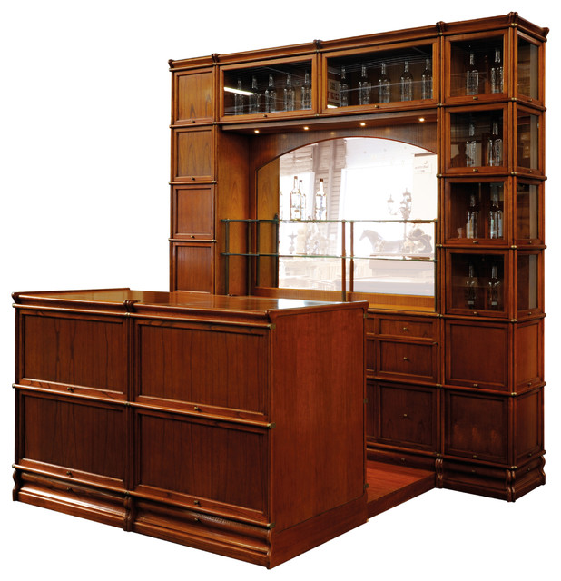 Studio Globe Wernicke, Wooden Bar Traditional Wine And Bar