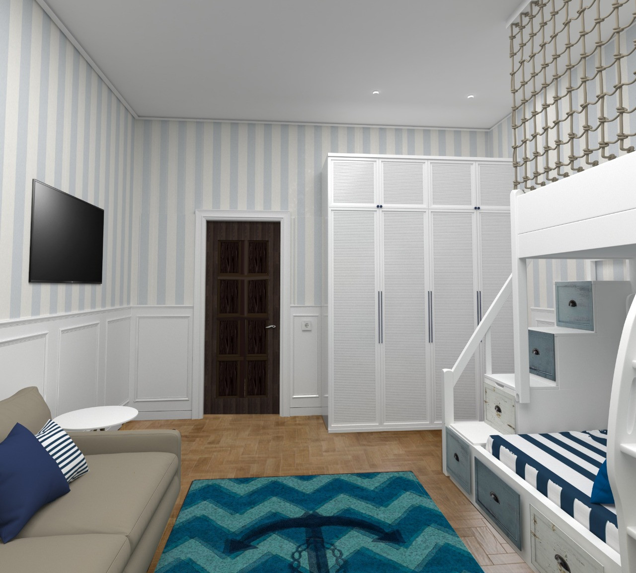 Интерьер Загородного дома в котеджном поселке Новорижский