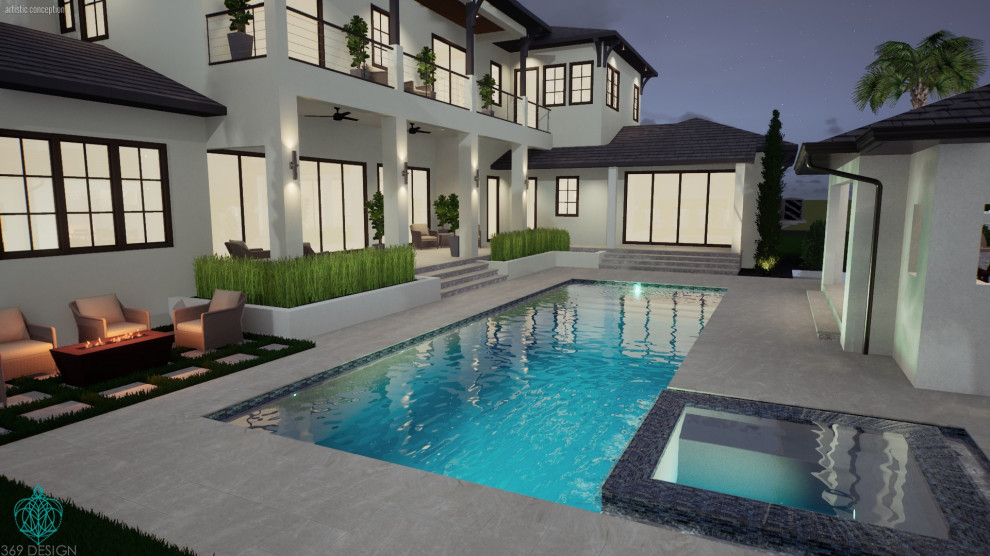 Key West-Style Modern Pool Home