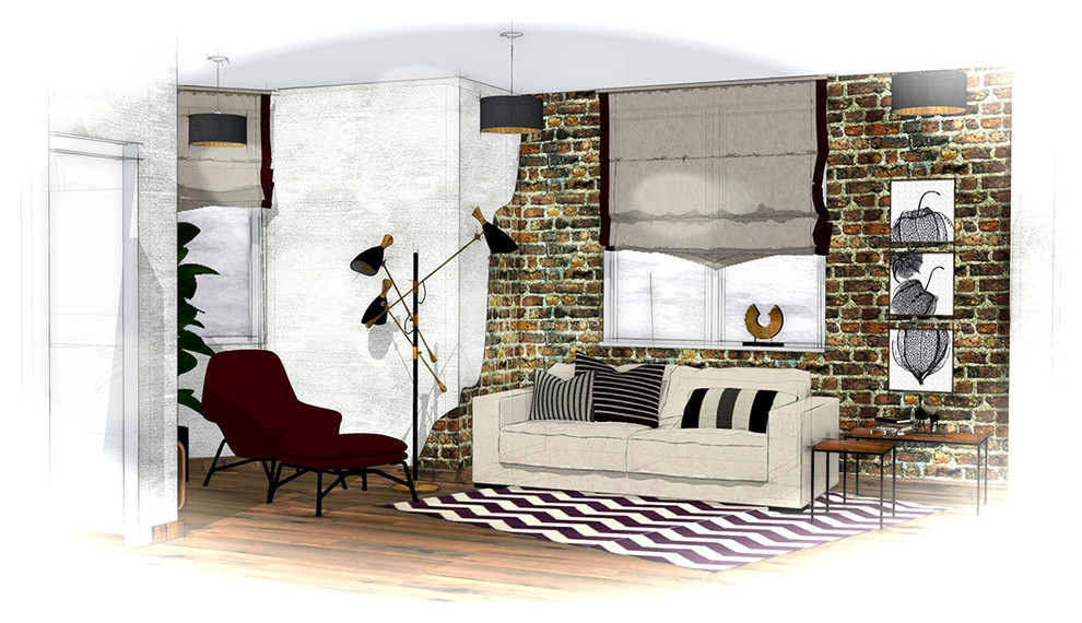 Эскиз к проекту квартиры