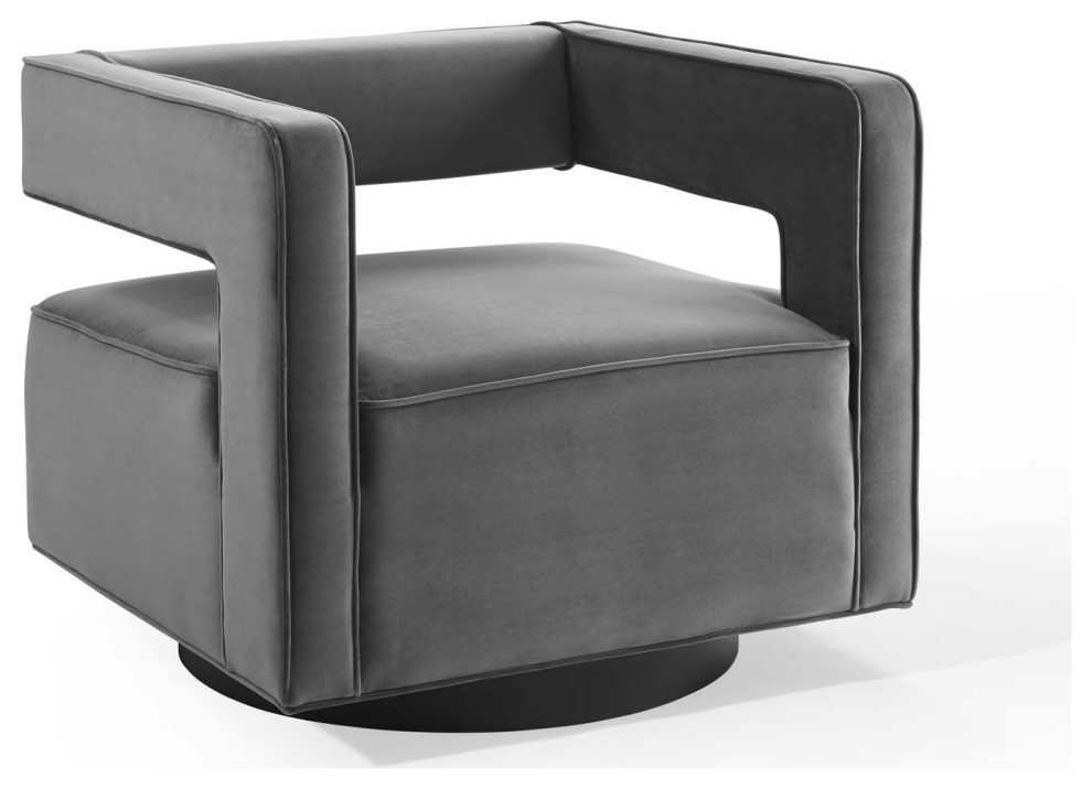 skyline park gray swivel chair